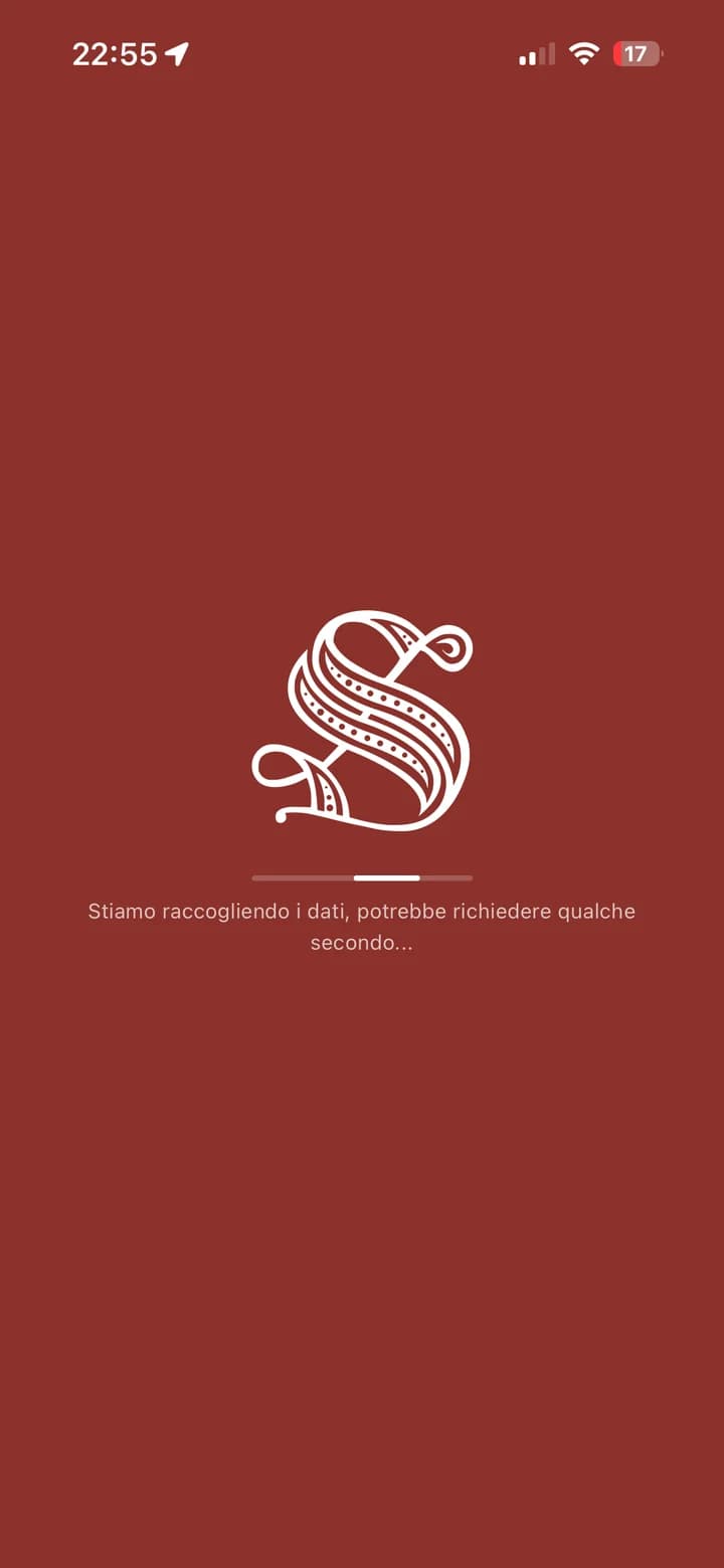 Tabulas — schermata di avvio